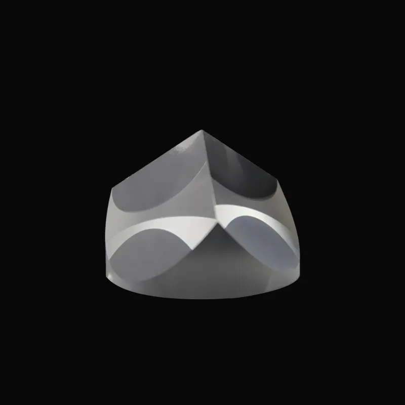 Haute Précision 1 Pouces de Coin Cube de Corbe de Cône d'angle Prism Cube avec Verre Optique, Revêtu et Poli, Rétroréflecteur Trihédrique pour une