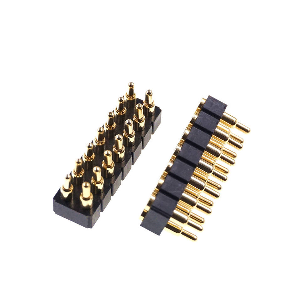 Spring Loaded Pogo Pin Connector - 7.0 Mm Height, 2.54 Mm Pitch