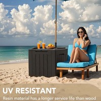 Boîte de rangement en résine Devoko de 30 gallons (environ 76,7 litres)