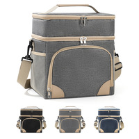 Sac isotherme double couche BRM, best-seller transfrontalier, élégant et minimaliste, pour pique-nique en extérieur, boîte à lunch portable, camping