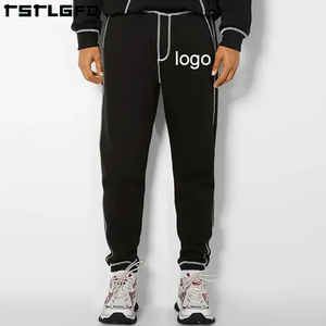 Ensemble de survêtement sportif en coton biologique 100% durable, taille plus, uni, à capuche, sur mesure, couture personnalisée, poids lourd, contraste - Product Image 3