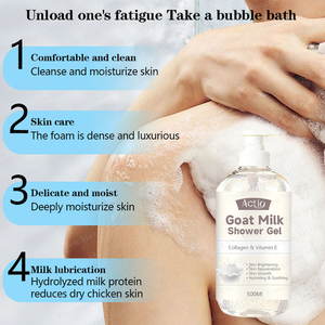 นมแพะออแกนิคครีมล้างหน้าเพิ่มความชุ่มชื้นและทำให้ร่างกายสว่างขึ้น - Product Image 2