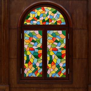 Panel de Vidrio Tiffany Personalizado con Dibujo Irregular para Iluminación y Decoración de Puertas y Ventanas del Hogar - Product Image 2