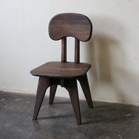Tabouret de bar industriel en bois massif, hauteur de comptoir, pour salle à manger et bar à domicile, écologique, durable, garantie 10 ans