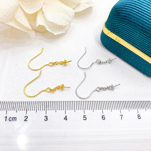 ต่างหูเงินแท้ S925 สำหรับประดับมุก DIY ขนาด 8-10 มม. รุ่น 21049 ชุบทอง แบบติดหูเปล่า ตกแต่งเรียบง่ายด้วยเงิน - Product Image 4