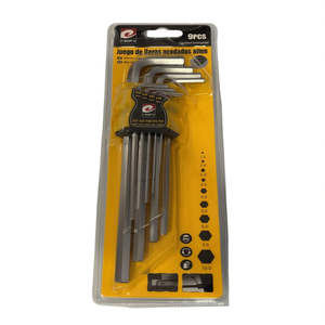 Flat Head Internal Hex Socket Wrench Set 9Pcs 1.5 2 2.5 3 4 5 6 8 10mm Allen Key Tool Kit - Product Image 1