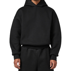 <span class=keywords><strong>Felpa</strong></span> con Cappuccio da Uomo in Cotone Spaziale, Stile Street Trend, Ampia, Pesante, Traspirante, Resistente, Elegante e Comoda - Product Image 3