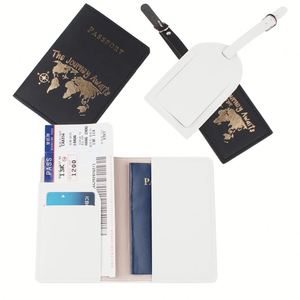 Estuche de Viaje Delgado de Lujo con Bloqueo RFID, Impermeable, para Pasaporte, con Etiqueta para Equipaje, Funda de Cuero PU, Cartera con Cadena, Minimalista para Mujer - Product Image 3