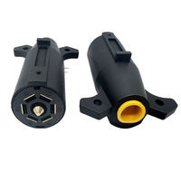 Connecteur rond à 7 broches SN American 12V pour remorque, état neuf, matériau plastique