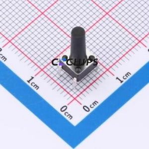 TS013-CBW1FH14.0 Tactile Switch Through hole-4P,6x6mm Switch Single Pole Single Throw Round Button 2.5N Through Hole - Product Image 1