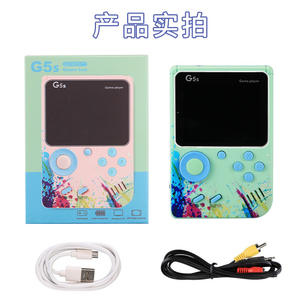 Nouvelle <span class=keywords><strong>console</strong></span> de jeu portable rétro colorée la plus vendue, écran 3,5 pouces, lecteur de jeux vidéo portable avec prise TV, <span class=keywords><strong>console</strong></span> Boy <span class=keywords><strong>GS5</strong></span> - Product Image 3