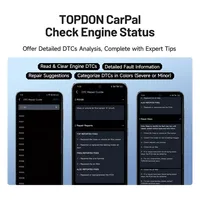 Escáner OBD2 Bluetooth TOPDON para Automóviles, Herramienta de Diagnóstico para Todos los Sistemas, Compatible con iOS y Android, Verificación del Estado del Vehículo, Prueba de Emisiones, Prueba de Batería