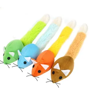 Plush Mouse Toys for Cats Simulation Mice with Long Tail Catnip Toy Cat for Pets Jouet Chat Kitten Accessories