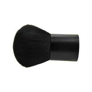 New Product 2024 Nail Art Brushes Kabuki Makeup Tool Sytheric Hair Black Nail Brush Cleaner