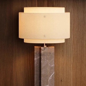 Lampe de table en lin Takai E27 220V, source de lumière LED pour salon et chevet - Product Image 4