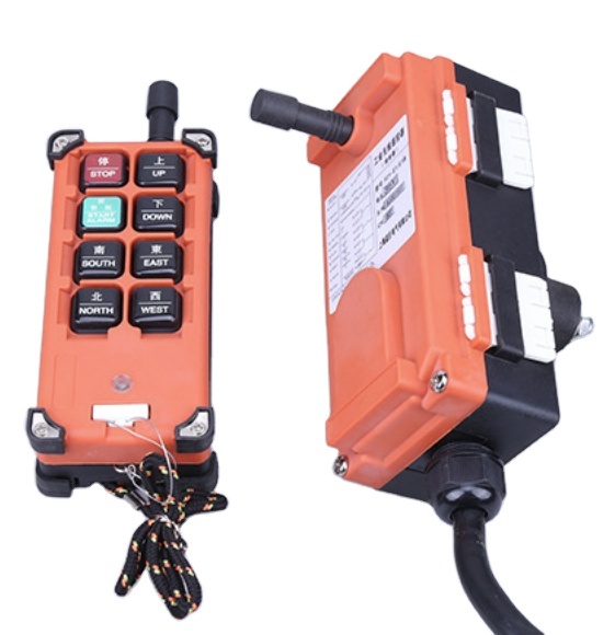 Manufacturer Direct Selling Customized Crane Remote Wireless Controller with 200m Range Red/Green Color