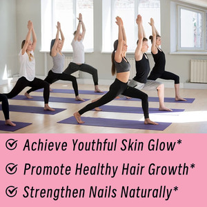 Capsule de collagène exclusive à prix réduit, 20 g de collagène par portion, augmente la couverture du cuir chevelu, booste l'hydratation de la peau - Product Image 6