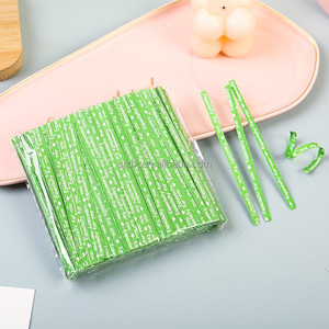 3mm chiều rộng màu tinh khiết giấy Kraft tráng dây mạ kẽm Xoắn Tie cho vườn nho RÀNG BUỘC - Product Image 6