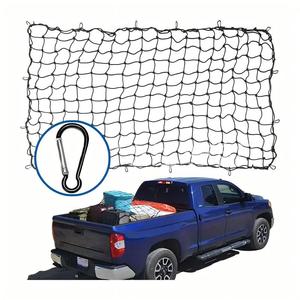 6mm tùy chỉnh đàn hồi hành lý Bungee hàng hóa ngoài trời <span class=keywords><strong>Net</strong></span> trải dài với 8 Móc nhựa - Product Image 3