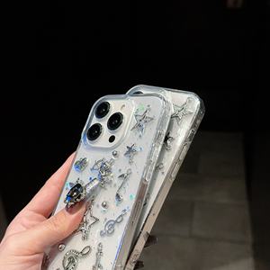 Coque de téléphone Cupid 3D anti-chute, absorbant les chocs, TPU+PC, haute qualité, mignonne, tendance, rose rouge, style Ins pour 12 13 14 <span class=keywords><strong>15</strong></span> Pro Max - Product Image 5