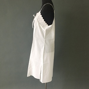 Fornitore dorato di Cotone Bianco <span class=keywords><strong>Vestaglia</strong></span> <span class=keywords><strong>Camicia</strong></span> <span class=keywords><strong>Da</strong></span> <span class=keywords><strong>Notte</strong></span> - Product Image 3