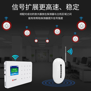 Amplificador de Señal de 433Mhz para Alarma, Unidad Principal con Antena, Cobertura de 150m, Repetidor Blanco, Marca Kr Smart Manufacturer - Product Image 4