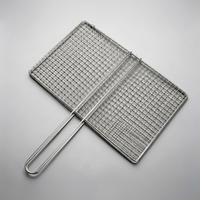 Grille de barbecue en métal robuste EDGELINE - Fabrication industrielle - Compatible avec le charbon de bois - Facile à nettoyer - Multifonctionnelle pour usage commercial en extérieur