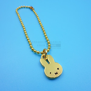 Cartoon <b>Rabbit</b> Charm Gold Metal Pendant Unisex Everyday Wear <b>Gift</b> Accessory - Product Image 2