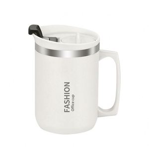 Mug à café en acier inoxydable 304 pour le personnel de bureau, tasse à eau portable de haute qualité, cadeau d'affaires avec logo personnalisé - Product Image 4