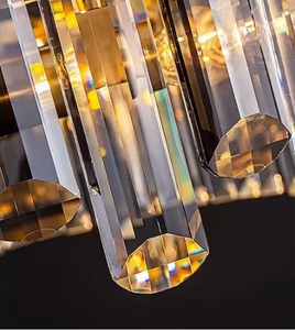 Modern lighting <b>black</b> gold ceiling luxury crystal metal Chandeliers Pendant <b>Lights</b> for <b>living</b> <b>room</b> - Product Image 6