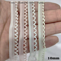 Bande élastique en spandex/nylon écologique de 10 mm pour la couture de soutiens-gorge, la lingerie et les maillots de bain