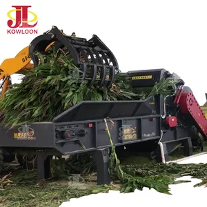 Environment Friendly 40 Tons Per Hour Sugarcane Reed Pole Grass Chopper Machine For Sale