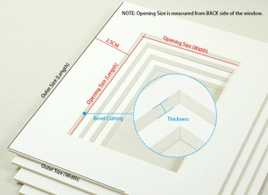 Wholesale Percut Matboard Acid Free Multiple Color <strong>Mounting</strong> <strong>Board</strong> for Mats Photo Frame Picture Frame Molding - Product Image 5
