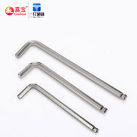 Kunci Pas Hex Ujung Bola Pabrikan Pengencang Tiongkok Perkakas Tangan Kunci Allen Metrik 1.5Mm-10Mm Kunci Pas Hex