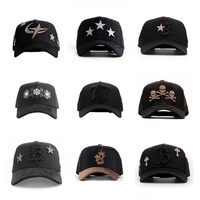 Pemasok Topi Grosir Produsen Topi Barbas Hats 5 Panel Bordir 3D Snapback Baseball Cap dengan logo