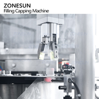 ZONESUN ZS-AFC12 – Machine de remplissage automatique, rotative, pour jus de yaourt, boisson, pâte, liquide, bec verseur, sachet