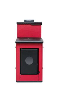 Vente flash - Poêle à granulés d'intérieur haute efficacité, écologique et durable, poêle en acier autoportant, puissance de chauffage 13 kW, réservoir de combustible de 15 kg - Product Image 2