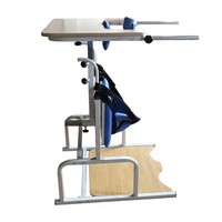 Mesa de Terapia Física y Rehabilitación para Adultos con Soporte de Acero para Miembros Inferiores, Dispositivo Ortopédico para Hemiplejia y Accidentes Cerebrovasculares