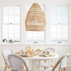 Rero fatto a mano moderno Rattan sud-est asiatico <span class=keywords><strong>lampadario</strong></span> di bambù per casa Hotel soggiorno ristorante con lampadina sorgente luminosa - Product Image 4