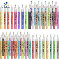 Stylo à craie liquide effaçable de haute qualité 6 mm pour tableau d'affichage LED néon, menu, tableau transparent