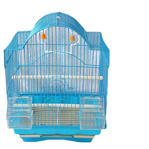 प्यारा पालतू पक्षी छोटे पिंजरे ब्लू गुलाबी पक्षी प्रजनन पिंजरे प्रजनन धातु लोहे के पिंजरे पक्षी - Product Image 2