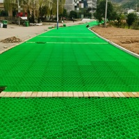 Grilles de pavage en gravier de 40 mm et 50 mm, grilles en plastique perméables pour l'herbe automobile