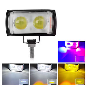 Nouveau projecteur à 2 lentilles 12V blanc jaune rouge et bleu étanche 18W pour moto, VTT, camion, accessoires de voiture - Product Image 3