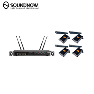 Micrófono Inalámbrico Wi-Fi de Una a Cuatro Salidas, con Batería AA, Conector XLR, Ideal para Presentaciones en Escenario y Estudios de Grabación - Product Image 5