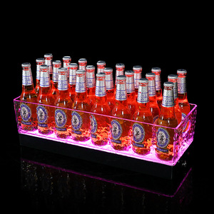 Cubo de hielo rectangular de plástico iluminado con LED y diseño de frutas para fiestas y bebidas - Product Image 3