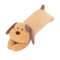 Peluche géante en forme de chiot couché, en coton PP, pour enfants, cadeau d'anniversaire, jouet, coussin