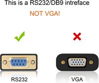 Convertidor de chaqueta de PVC con chipset PL2303 de USB a DB9 hembra compatible con Windows/Linux/Mac OS