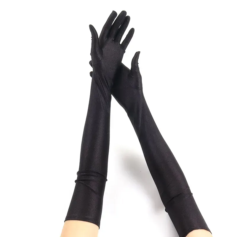 Fashion Sexy Gloves Women Grace Thin Breathable Sun Protection Driving Club Party Prom Dancing Dress Glove Long Sleeve