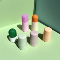 Flacon à bille pour huile essentielle cosmétique, contenant d'emballage, 30 ml, 60 ml, flacon à bille pour déodorant avec bille en plastique