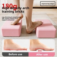 Nouveau bloc de yoga en EVA Macaron 180g haute densité pour la pratique de la danse et les aides au yoga